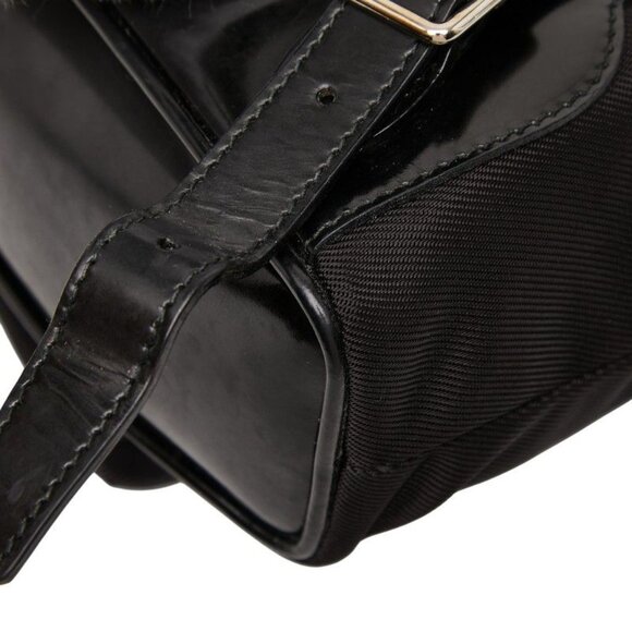 Gucci Bamboo Mini Backpack Black Nylon Leather main image 2